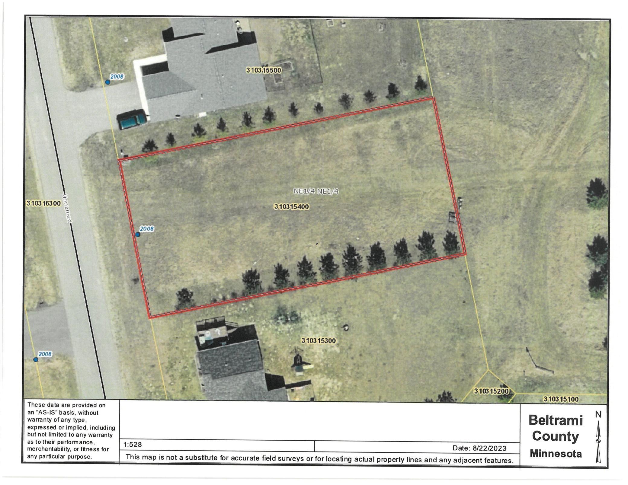 land for sale at 2008 Whiting #32 Road NW in Bemidji, MN (photo 2 of 3)