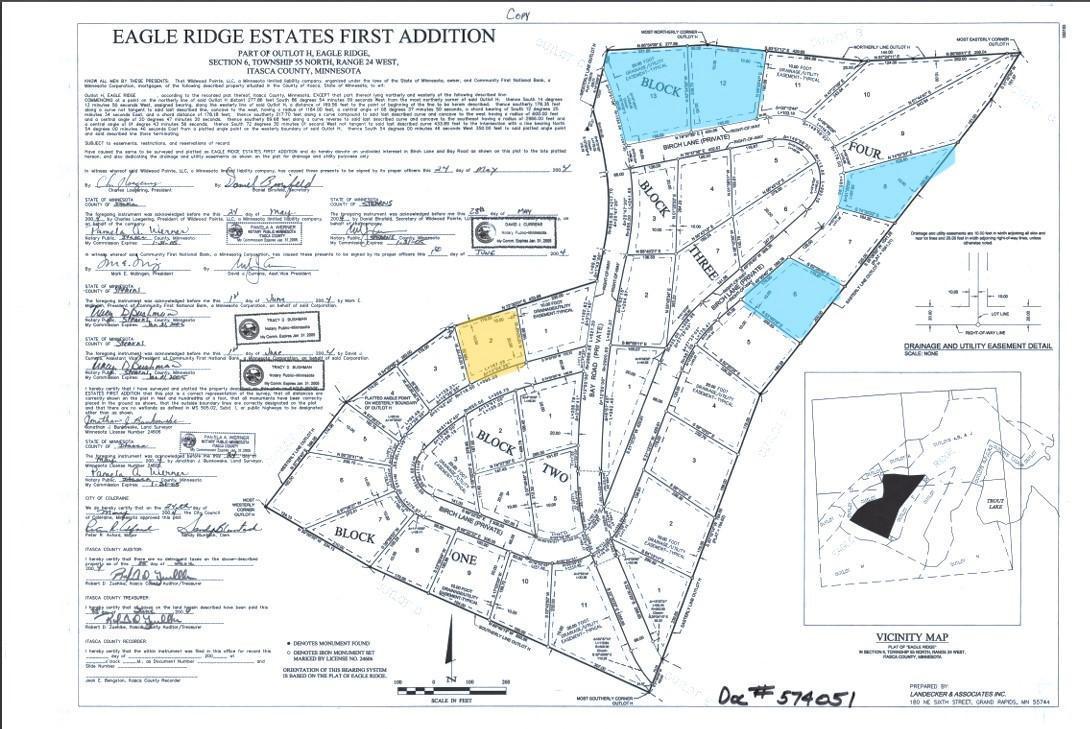 land for sale at 203 S Birch Lane in Coleraine, MN