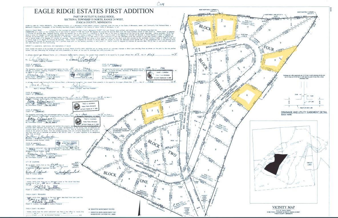 land for sale at 203 S Birch Lane in Coleraine, MN (photo 2 of 6)