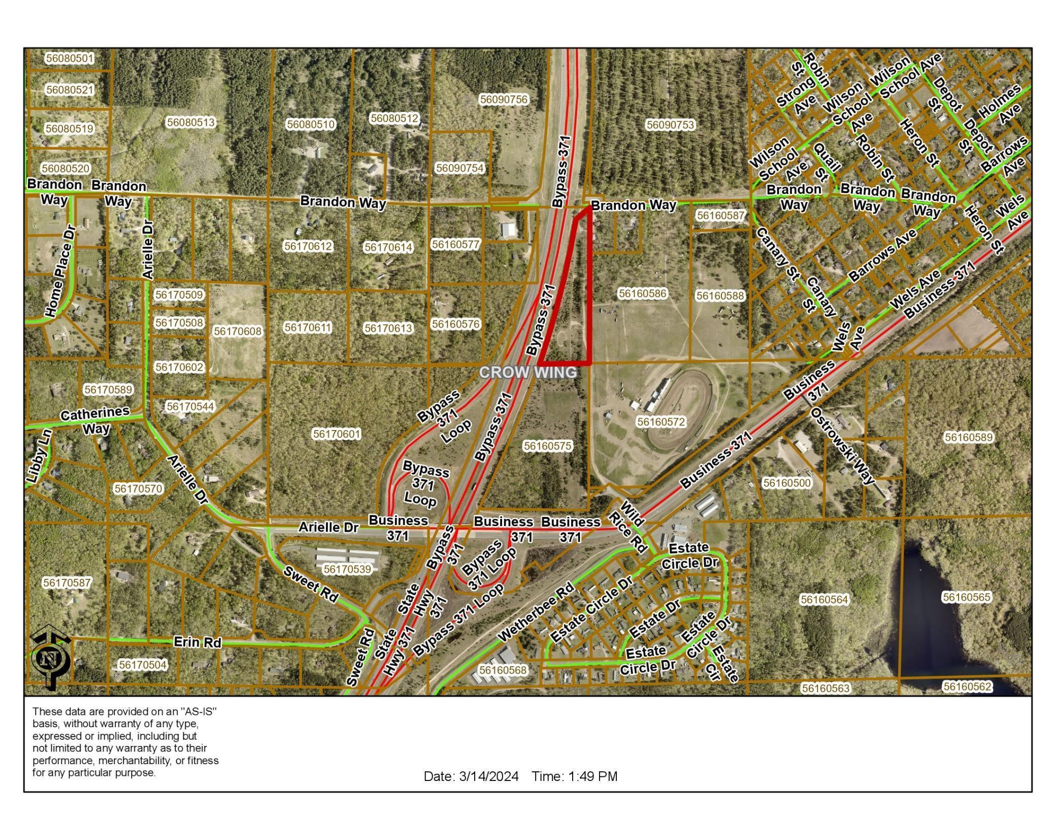 land for sale at 6207 Brandon Way in Brainerd, MN (photo 3 of 5)