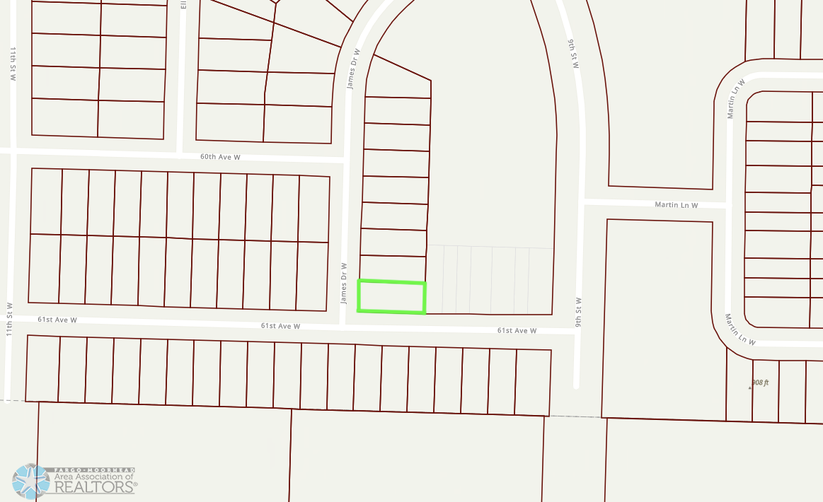 land for sale at 5889 James Drive W in West Fargo, ND (photo 2 of 9)