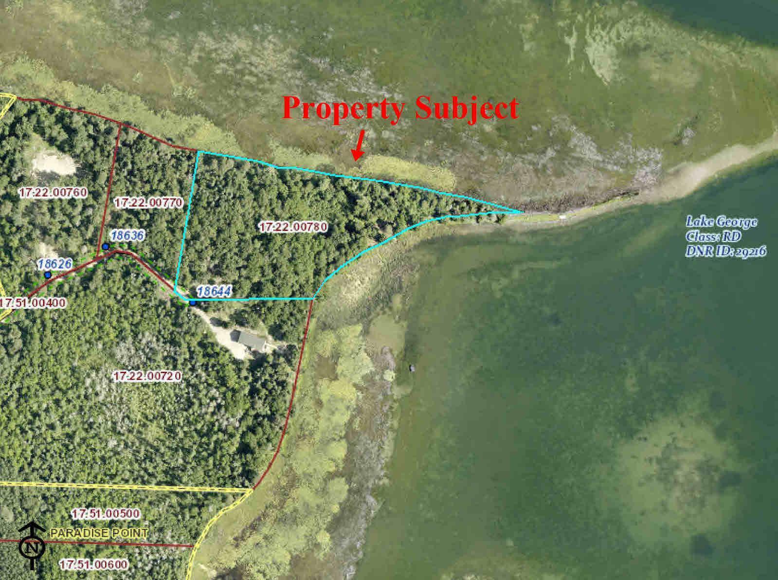 land for sale at TBD Parcel D New Paradise Point Drive in Lake George, MN