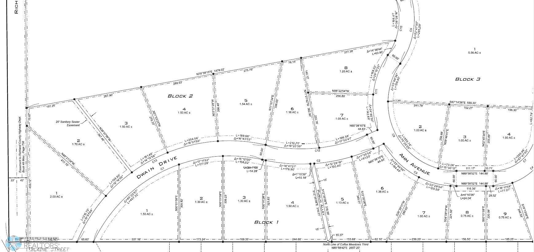land for sale at 203 Ann Avenue in Colfax, ND