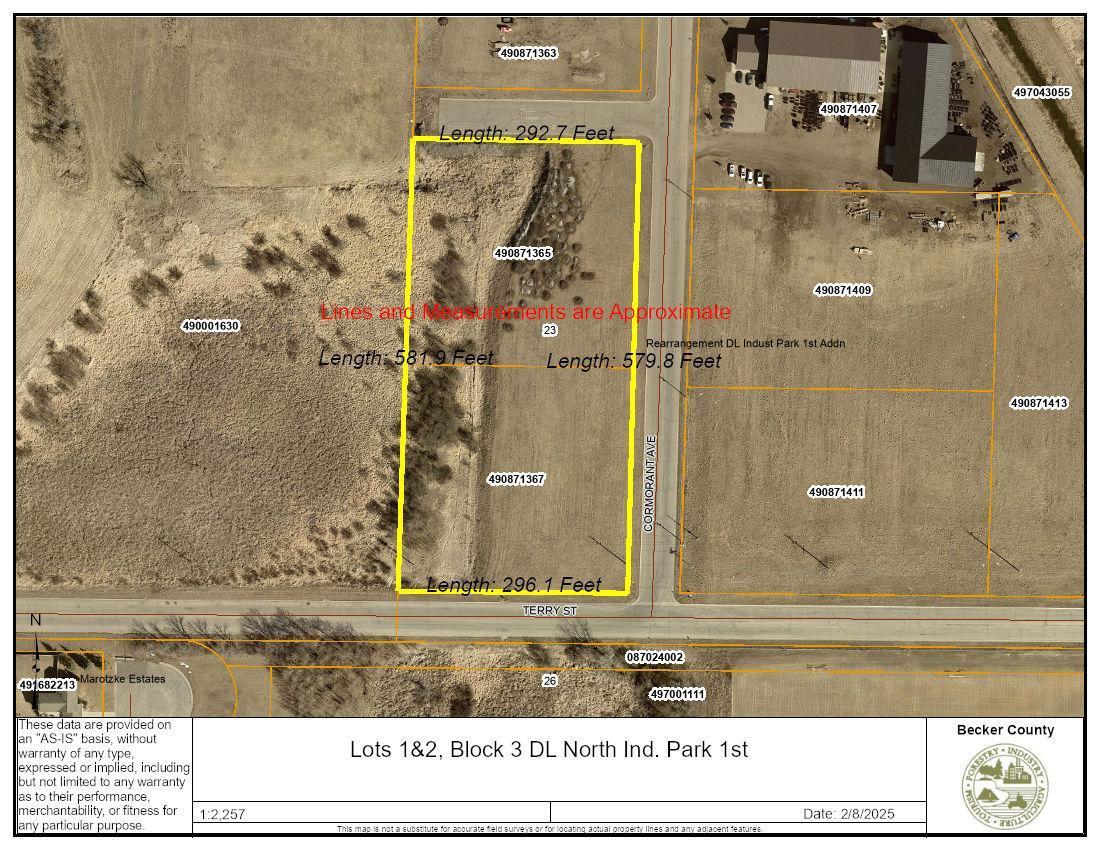 land for sale at 838 & 868 Cormorant Avenue in Detroit Lakes, MN