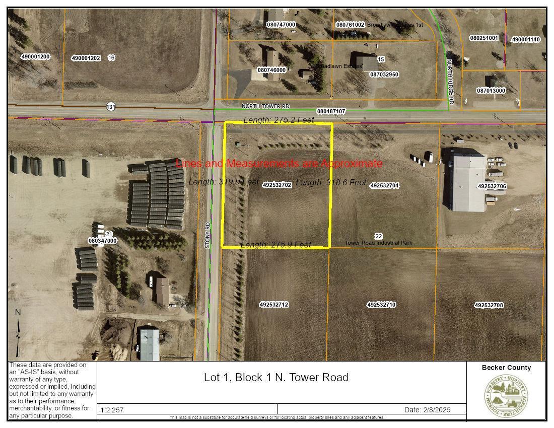 land for sale at TBD N Tower Road in Detroit Lakes, MN