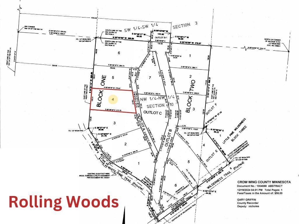 land for sale at L4B1 Shady Lane in Crosslake, MN (photo 5 of 15)