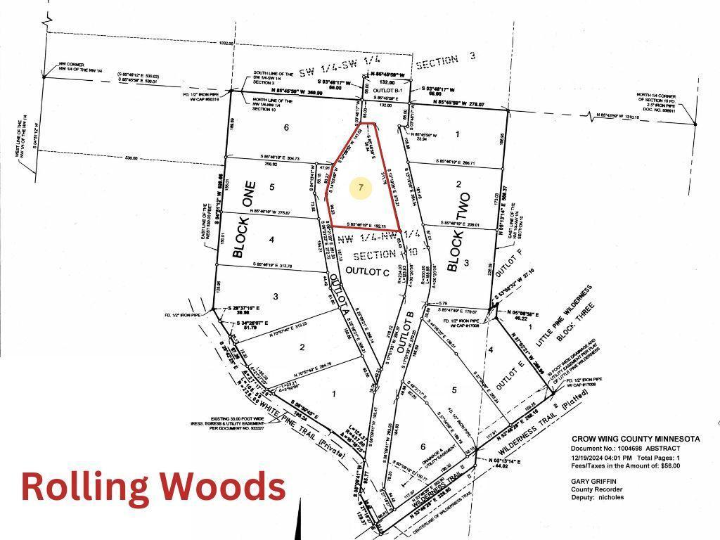 land for sale at L7B1 Shady Lane in Crosslake, MN (photo 5 of 15)