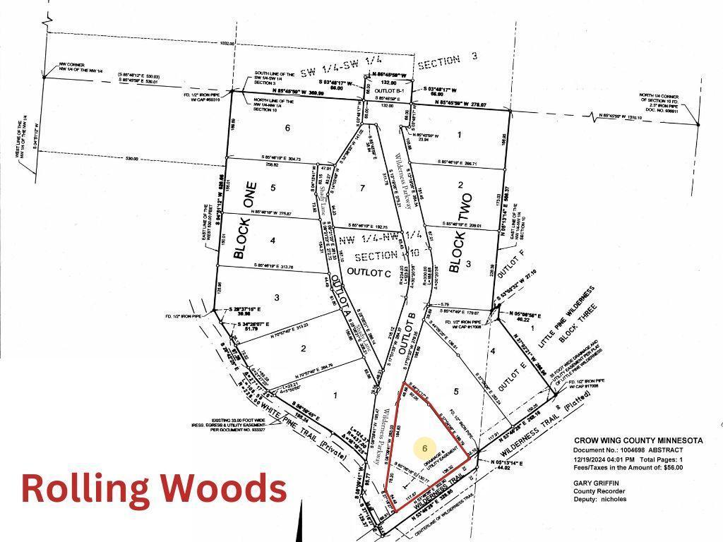 land for sale at L6B2 Wilderness Parkway in Crosslake, MN (photo 5 of 15)