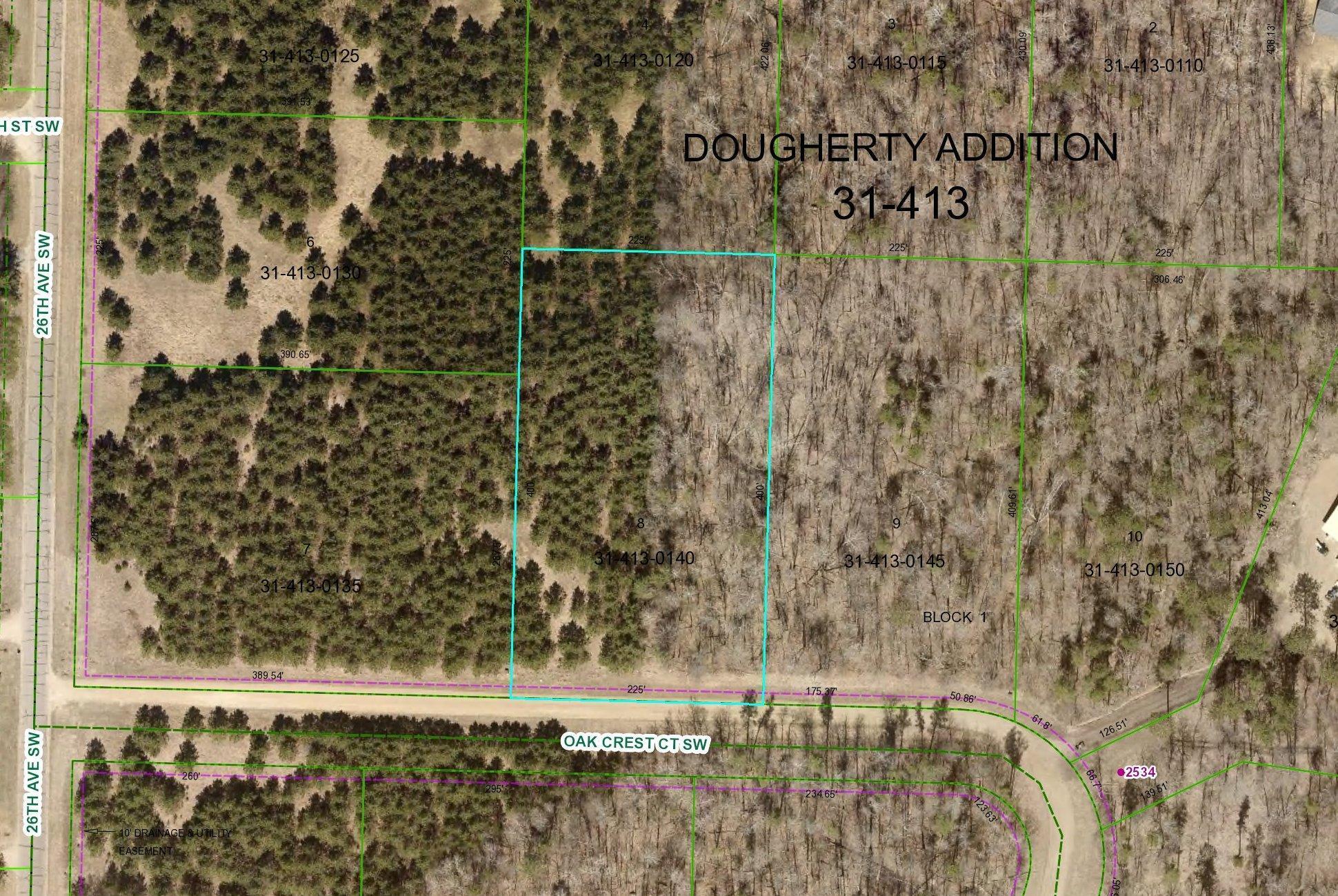 land for sale at Lot 8 OAK CREST Court SW in Backus, MN
