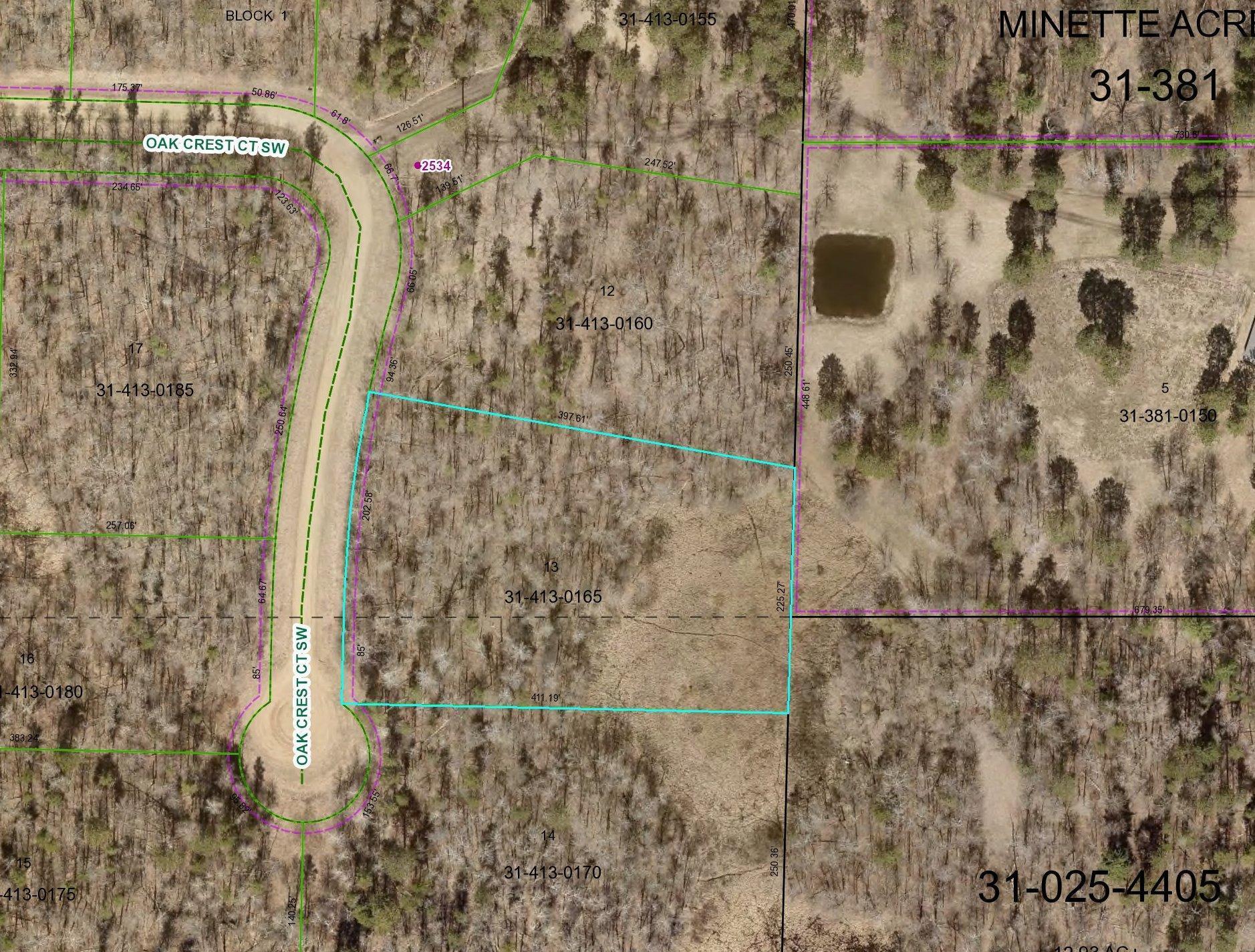 land for sale at Lot 13 OAK CREST Court SW in Backus, MN