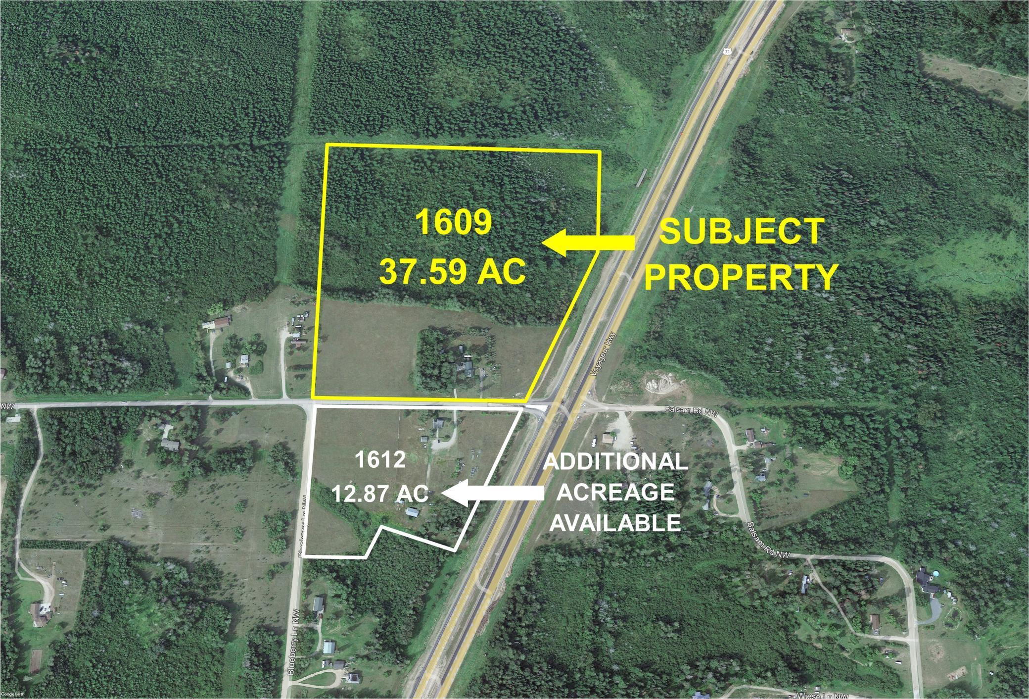 land for sale at 1609 Balsam Road NW in Bemidji, MN