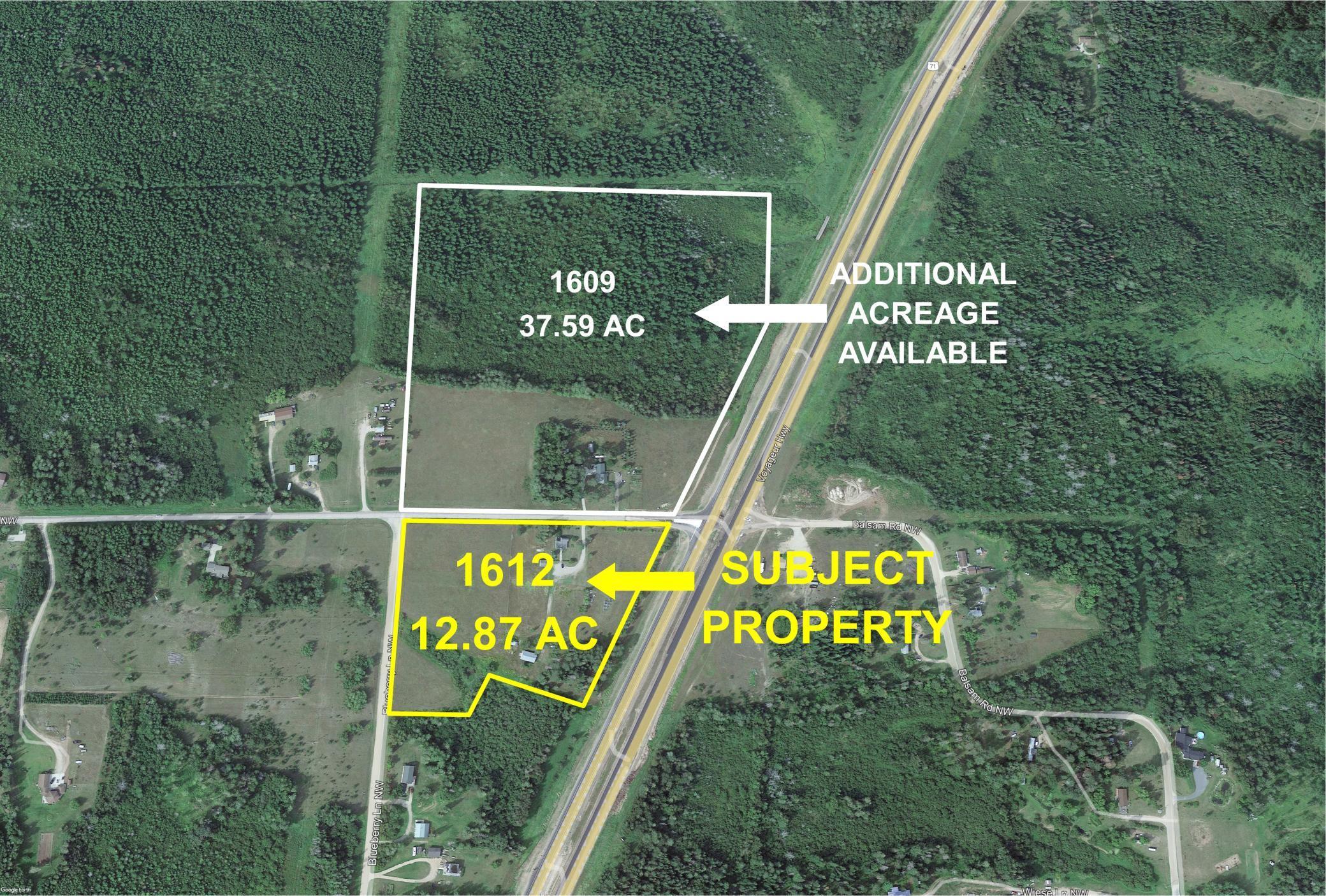 land for sale at 1612 Balsam Road NW in Bemidji, MN