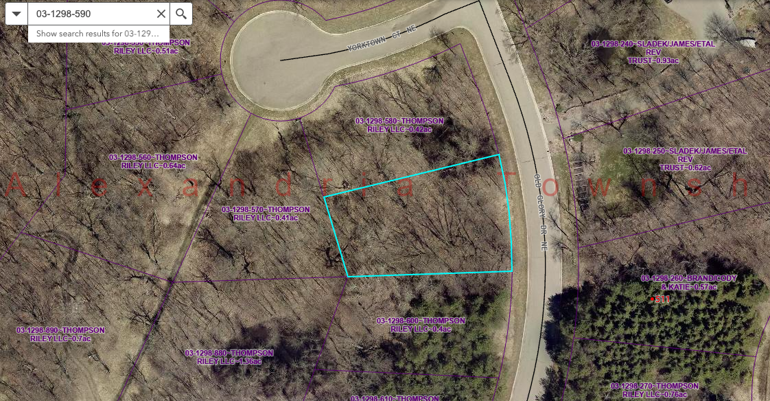 land for sale at Lot 14 Block 2 Old Glory Drive NE in Alexandria, MN