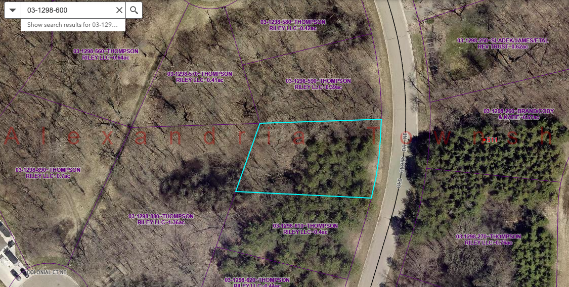 land for sale at Lot 15 Block 2 Old Glory Drive NE in Alexandria, MN