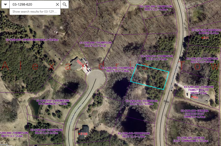 land for sale at Lot 17 Block 2 Old Glory Drive NE in Alexandria, MN