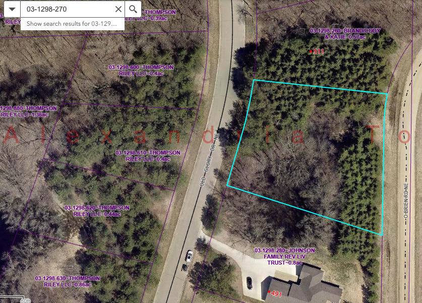 land for sale at Lot 18 Block 1 Old Glory Drive NE in Alexandria, MN