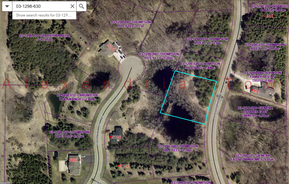 land for sale at Lot 18 Block 2 Old Glory Drive NE in Alexandria, MN