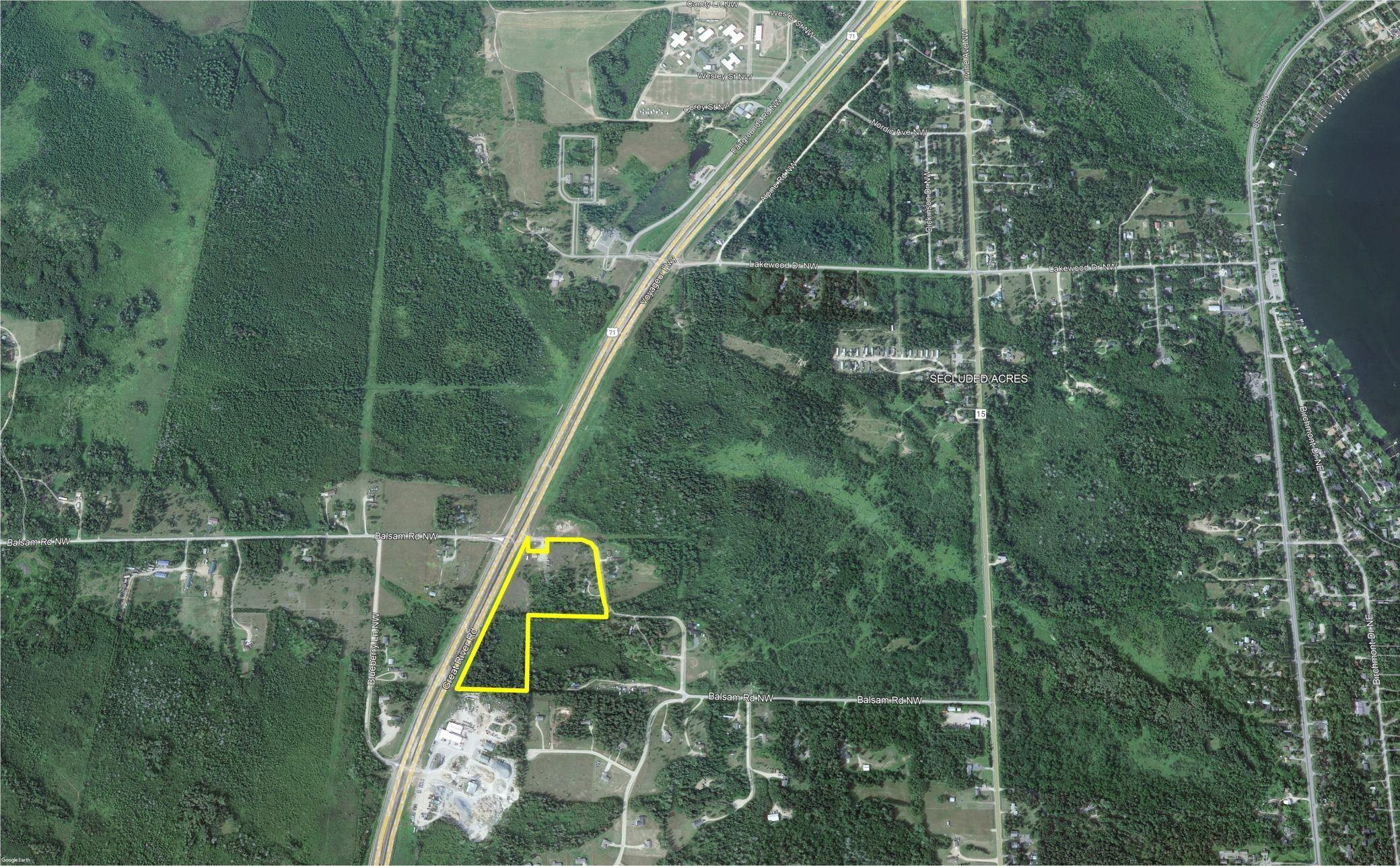 land for sale at 1490 & 1326 Balsam Road NW in Bemidji, MN (photo 2 of 7)