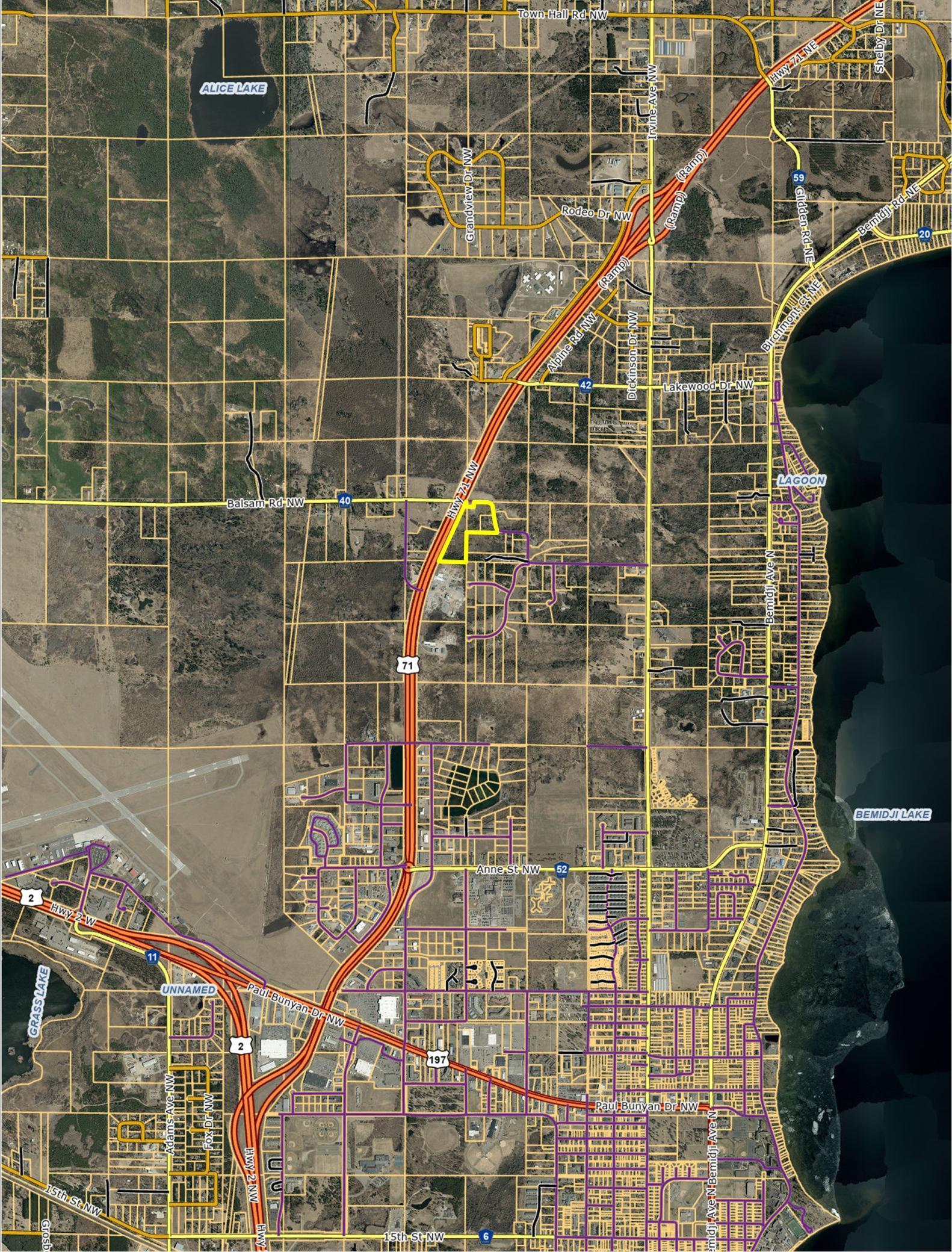 land for sale at 1490 & 1326 Balsam Road NW in Bemidji, MN (photo 5 of 7)