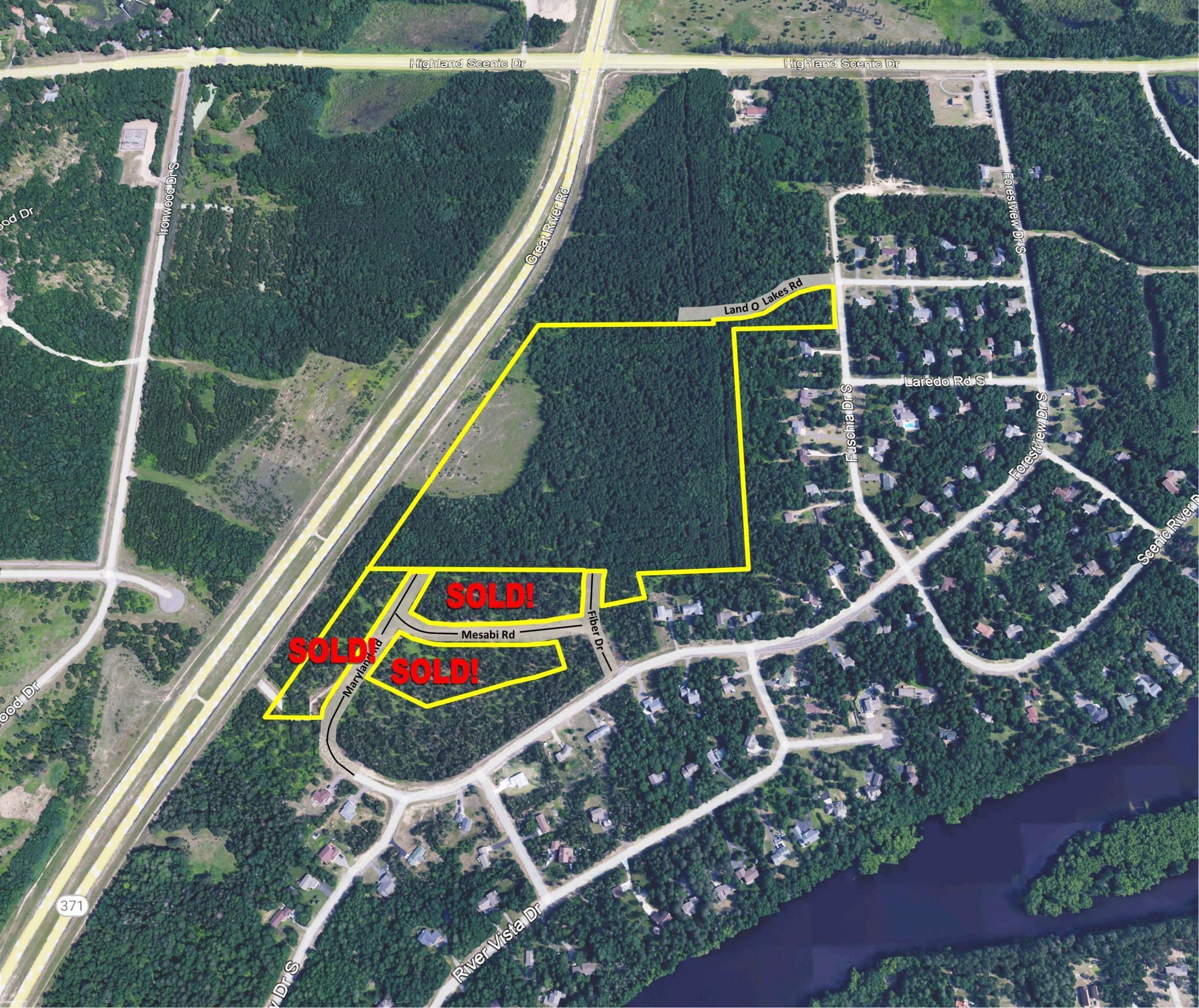 land for sale at 32.78 AC Mesabi Road in Baxter, MN