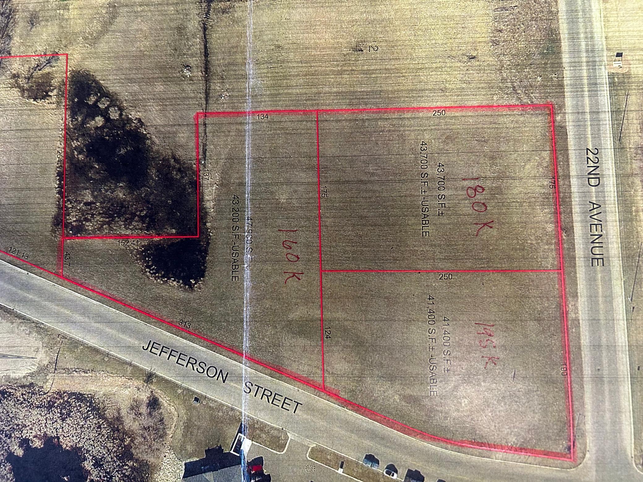 land for sale at 2212 Jefferson Street in Alexandria, MN