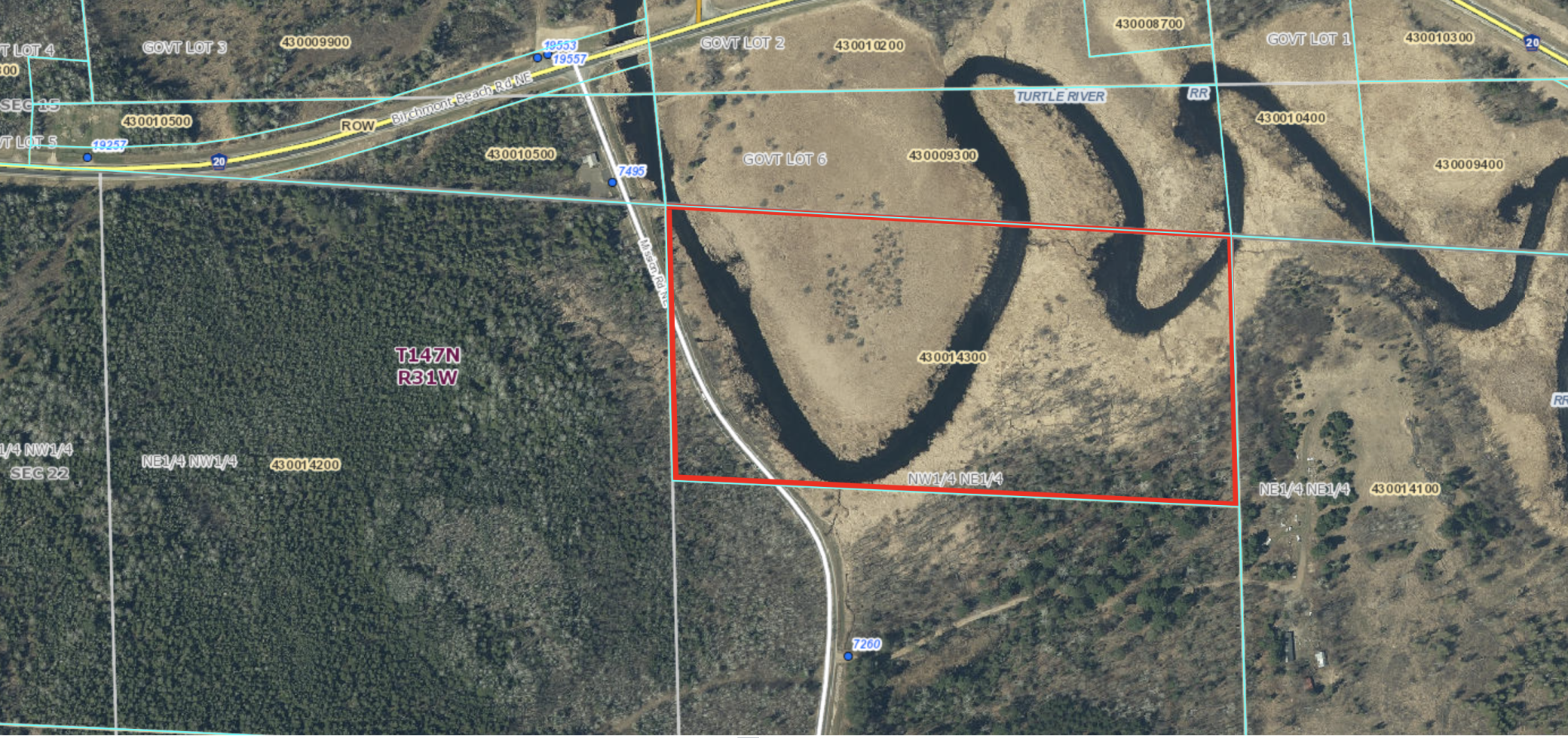 land for sale at XXX Mission Road NE in Bemidji, MN