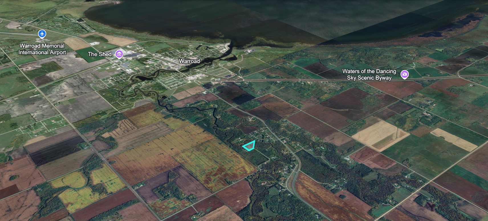 land for sale at . 330th Street in Warroad, MN (photo 2 of 3)