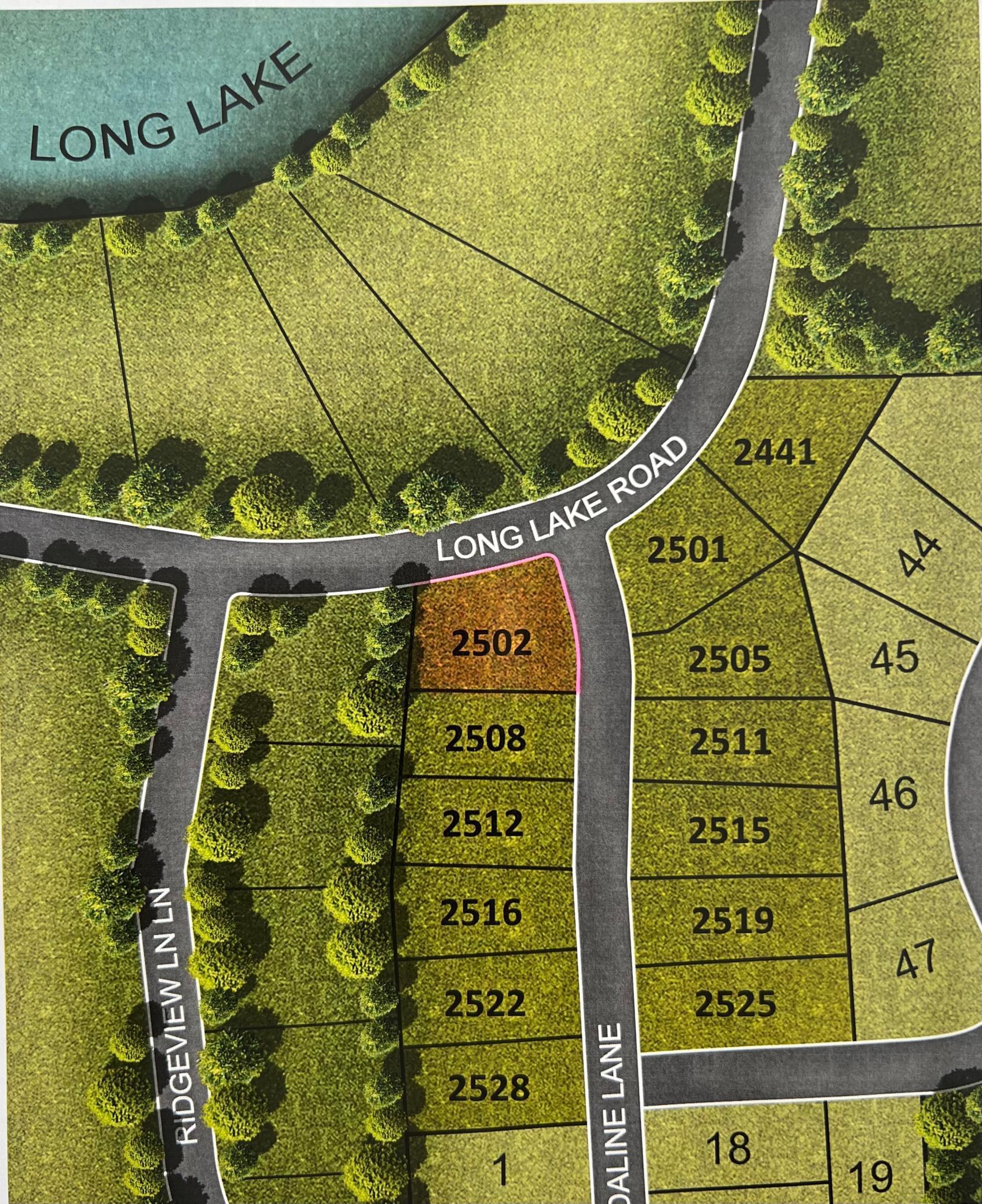 land for sale at 2502 Adaline Lane in Detroit Lakes, MN