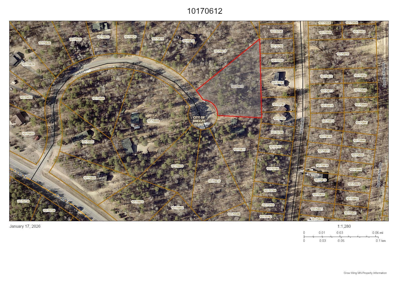 land for sale at TBD Pueblo Circle in Breezy Point, MN (photo 6 of 16)