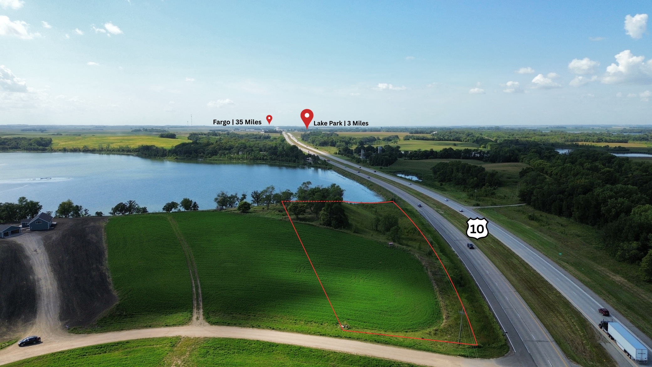 land for sale at 17132 Boyer Lake Rd in Lake Park, MN (photo 3 of 18)