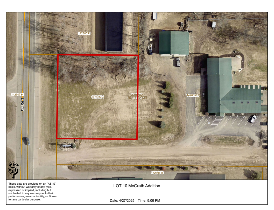 land for sale at TBD County Road 3 Road in Crosslake, MN (photo 2 of 4)