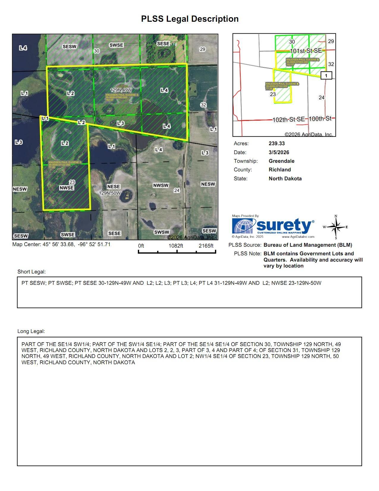 land for sale at TBD County Road 1 in Hankinson, ND (photo 53 of 54)