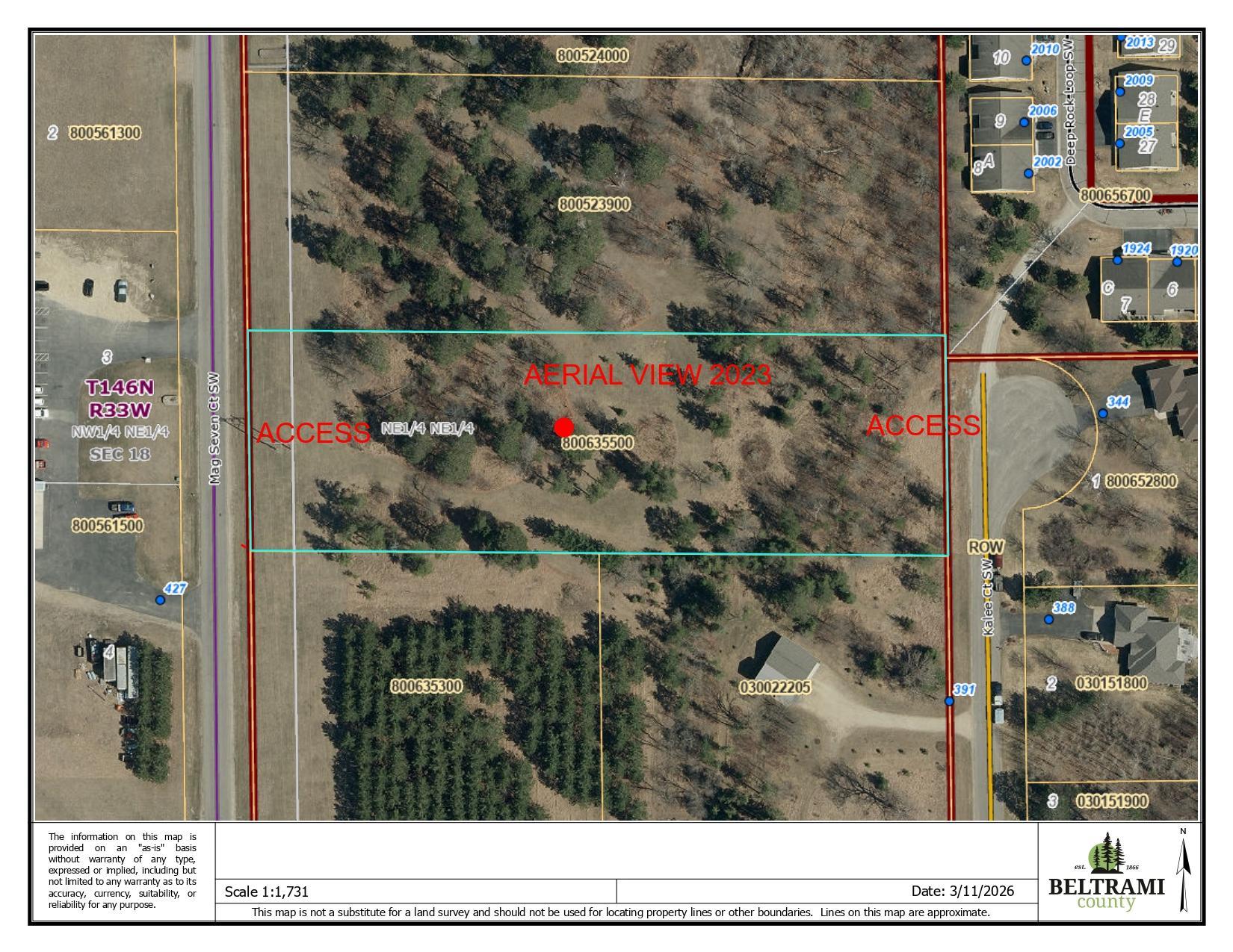 land for sale at TBD Mag Seven Court SW in Bemidji, MN