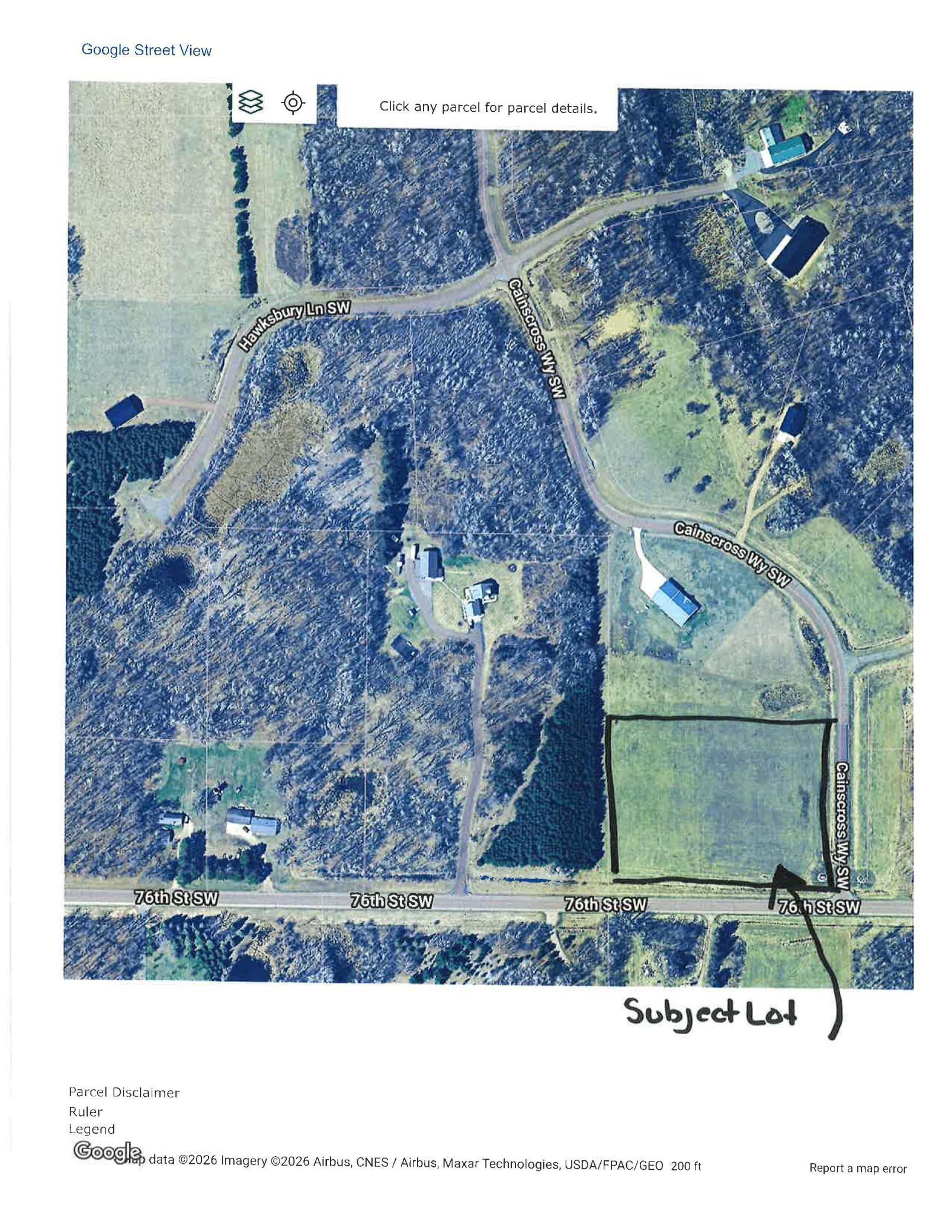 land for sale at TBD Caincross Way SW in Pequot Lakes, MN