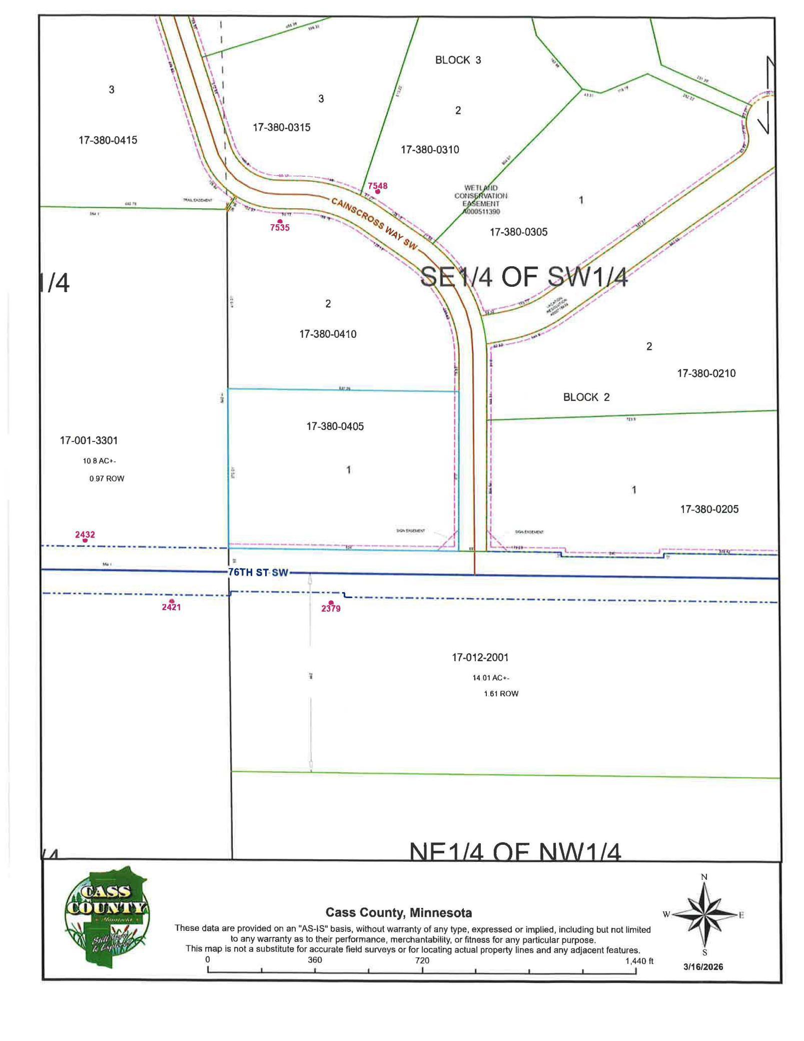 land for sale at TBD Caincross Way SW in Pequot Lakes, MN (photo 9 of 9)