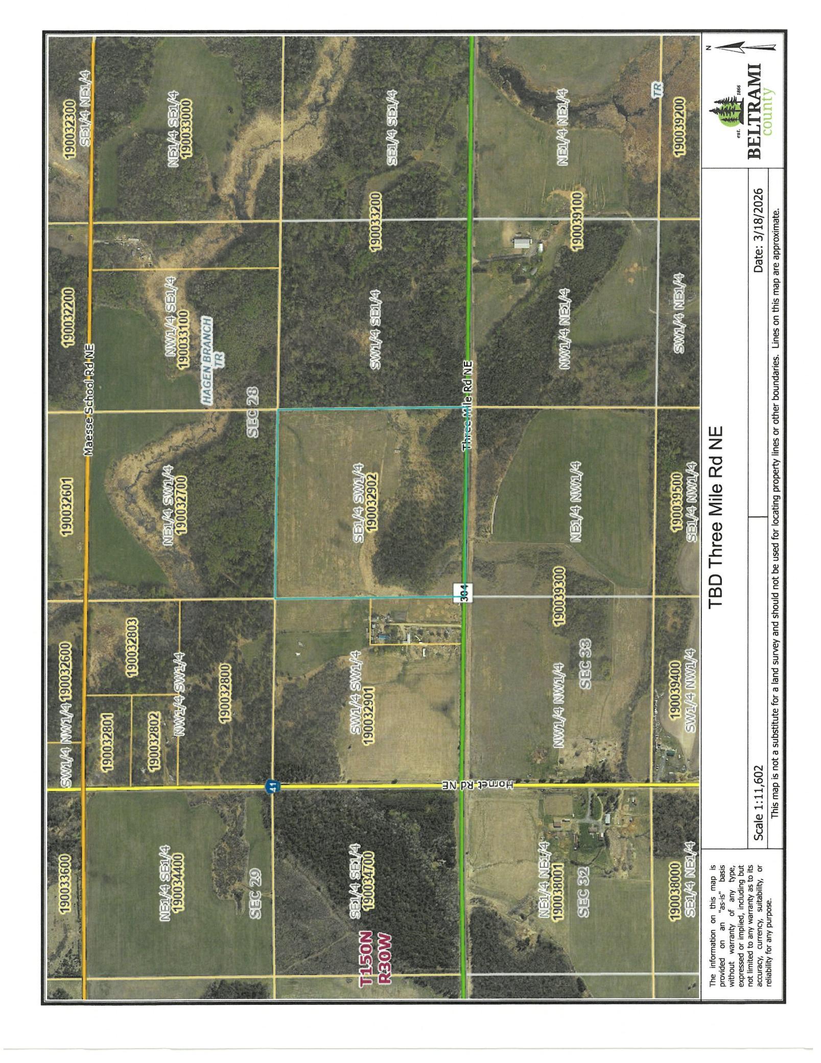 land for sale at TBD Three Mile Road NE in Blackduck, MN (photo 30 of 30)