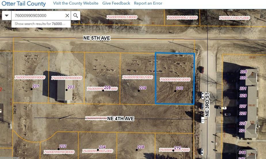 land for sale at 213 4th Avenue NE in Pelican Rapids, MN (photo 3 of 3)