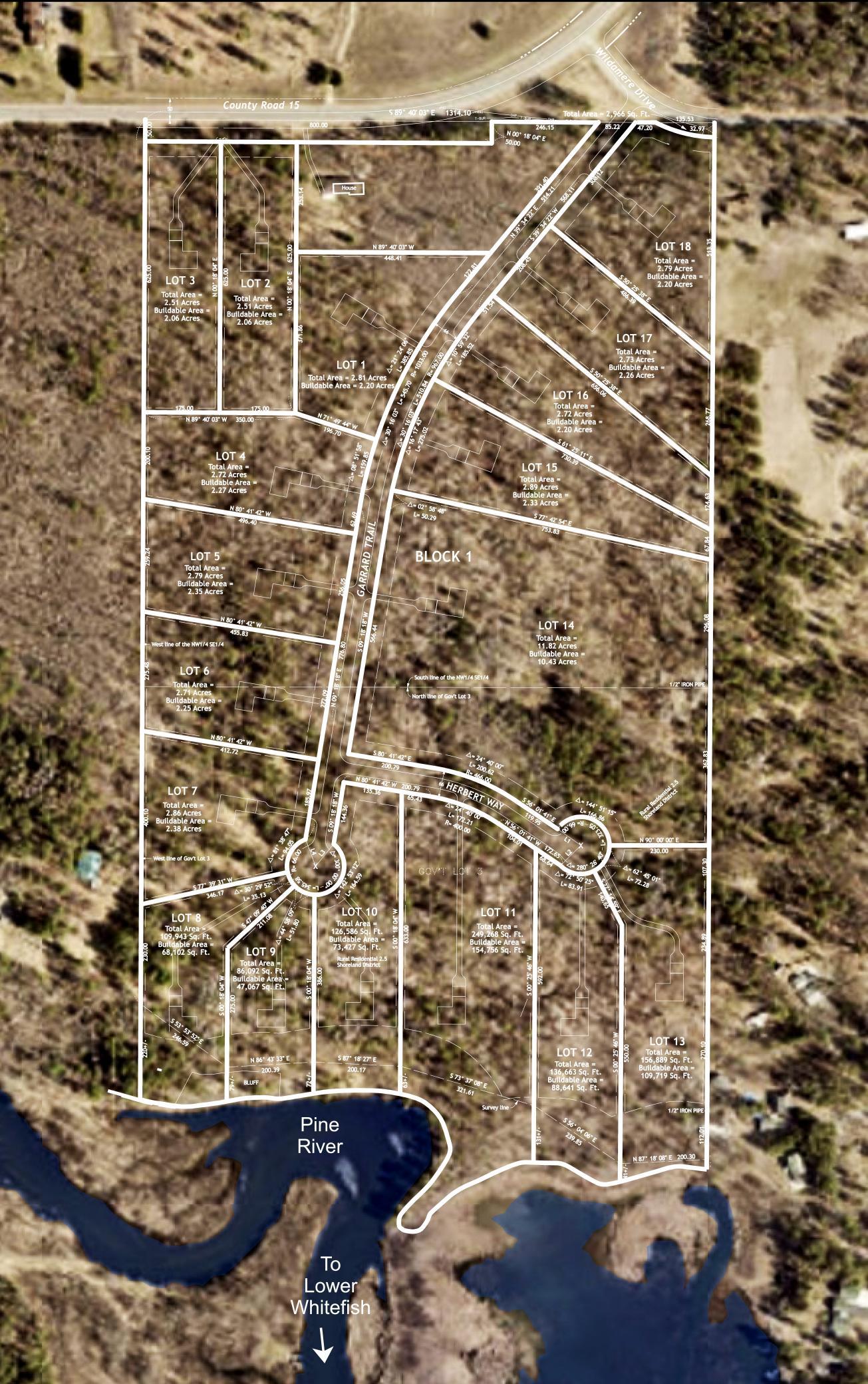 land for sale at Lot xx1 Wildamere Drive in Jenkins, MN (photo 2 of 18)