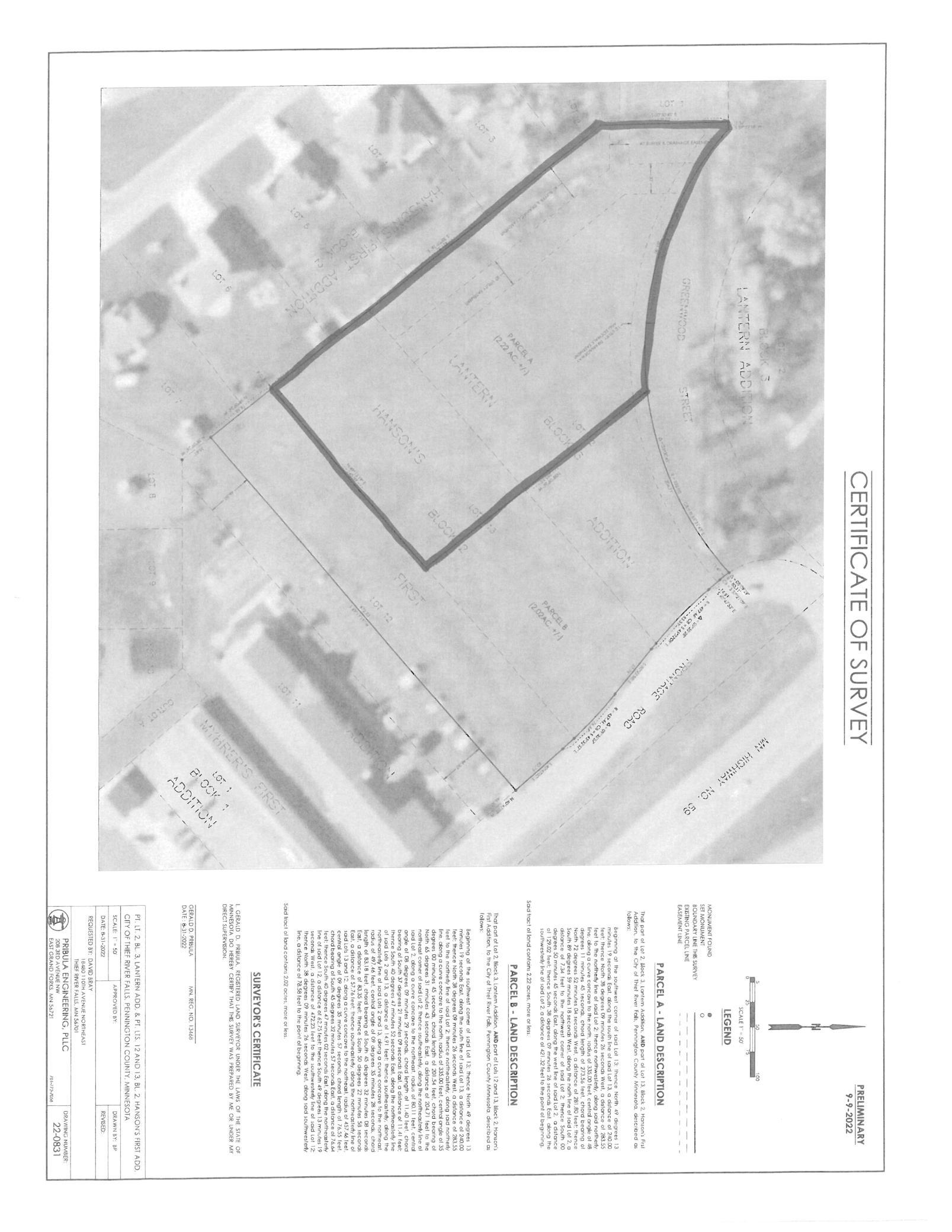 land for sale at 000 Greenwood in Thief River Falls, MN