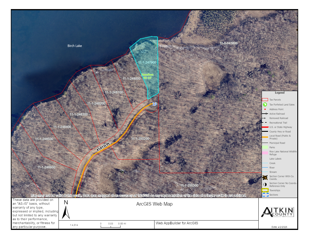 land for sale at Lot 1 454th Place in Aitkin, MN (photo 2 of 12)