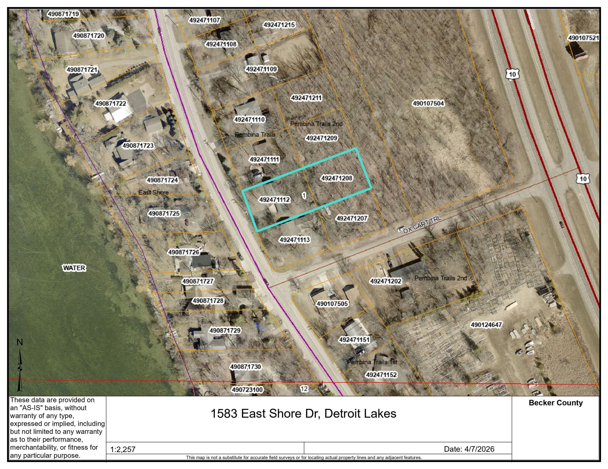 1960 single family home for sale at 1583 E Shore Drive in Detroit Lakes, MN — 4 bed, 2 bath (photo 74 of 75)