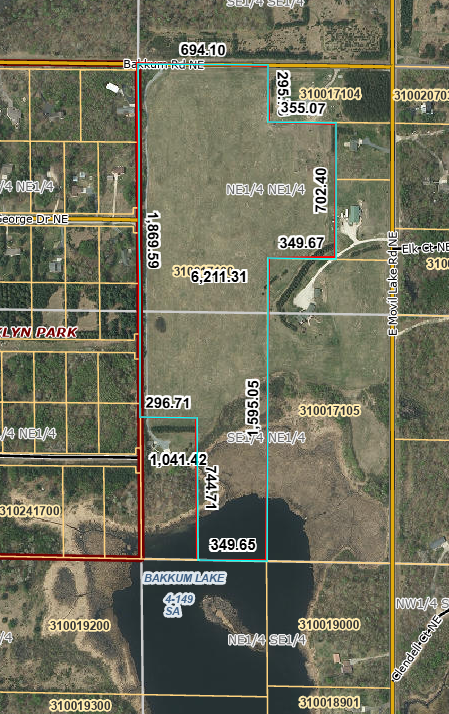 land for sale at TBD Bakkum Road NE in Bemidji, MN (photo 2 of 9)