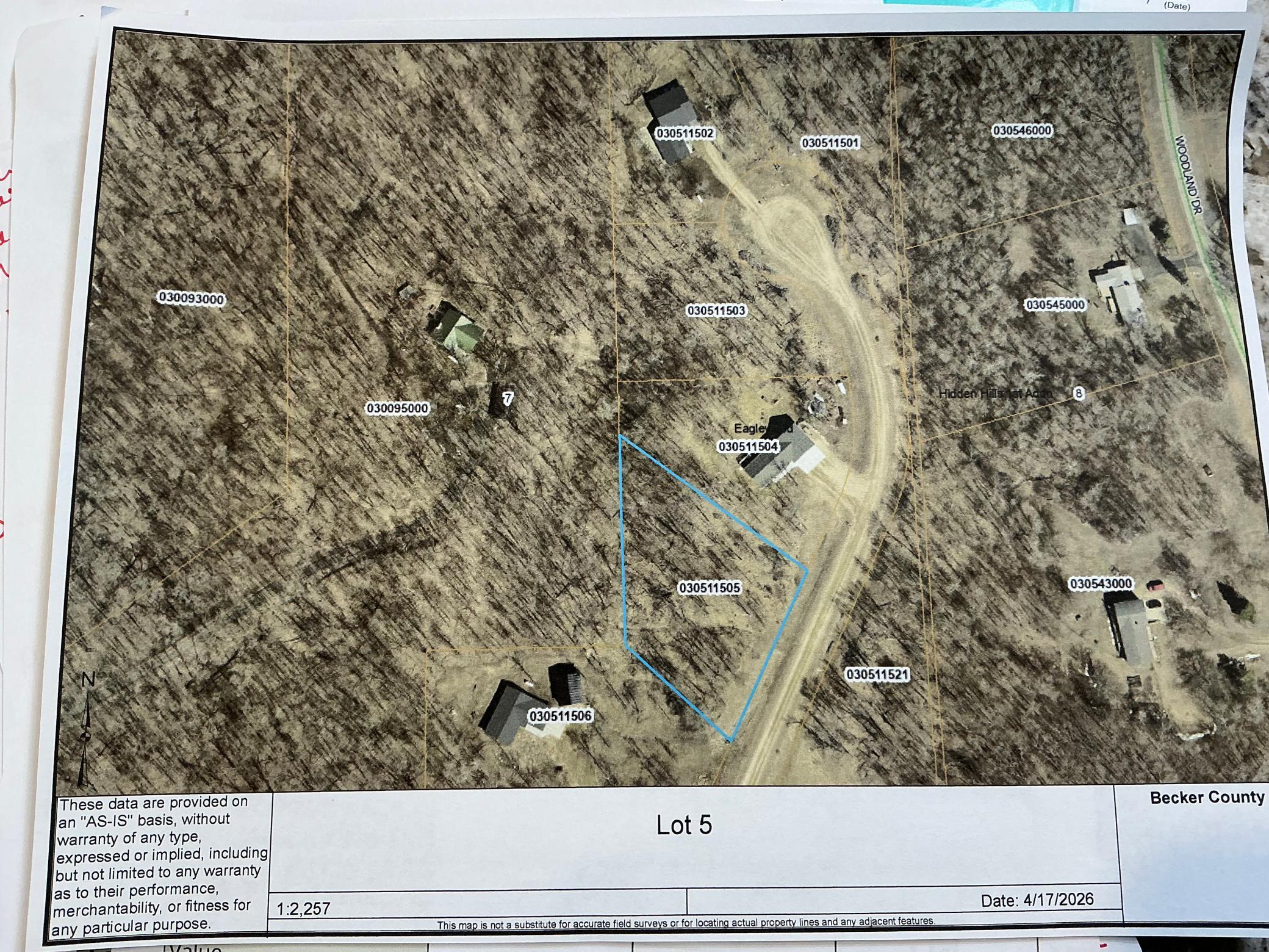 land for sale at 14888 Eaglewood Drive in Detroit Lakes, MN (photo 4 of 4)