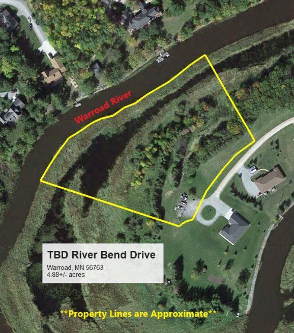 land for sale at XXX Riverbend Drive in Warroad, MN
