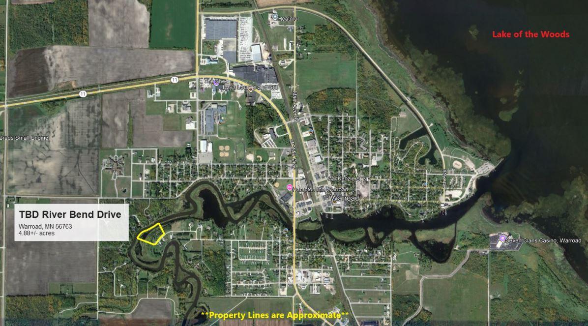land for sale at XXX Riverbend Drive in Warroad, MN (photo 2 of 19)