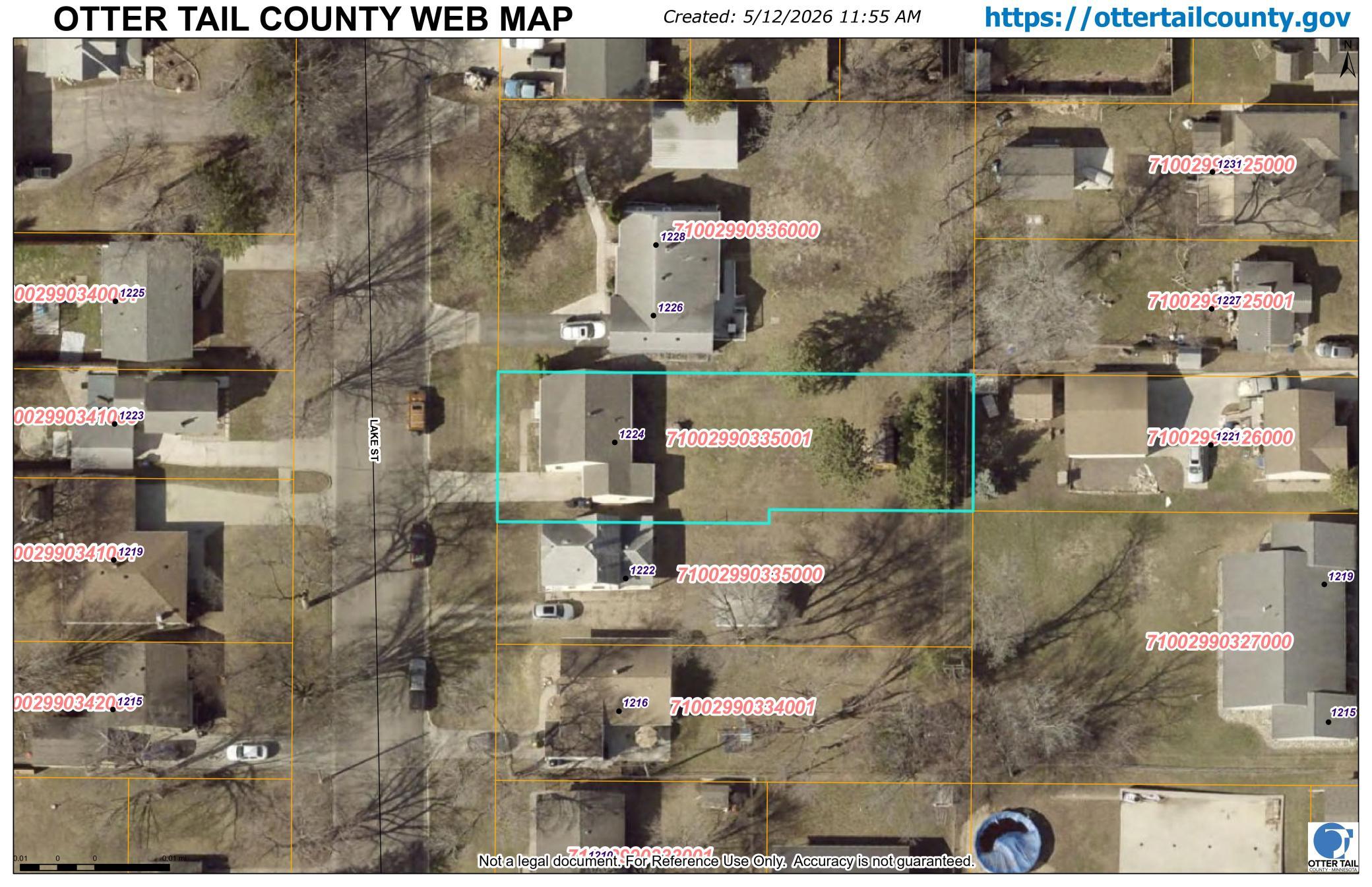 1955 single family home for sale at 1224 Lake Street in Fergus Falls, MN — 2 bed, 1 bath (photo 29 of 29)