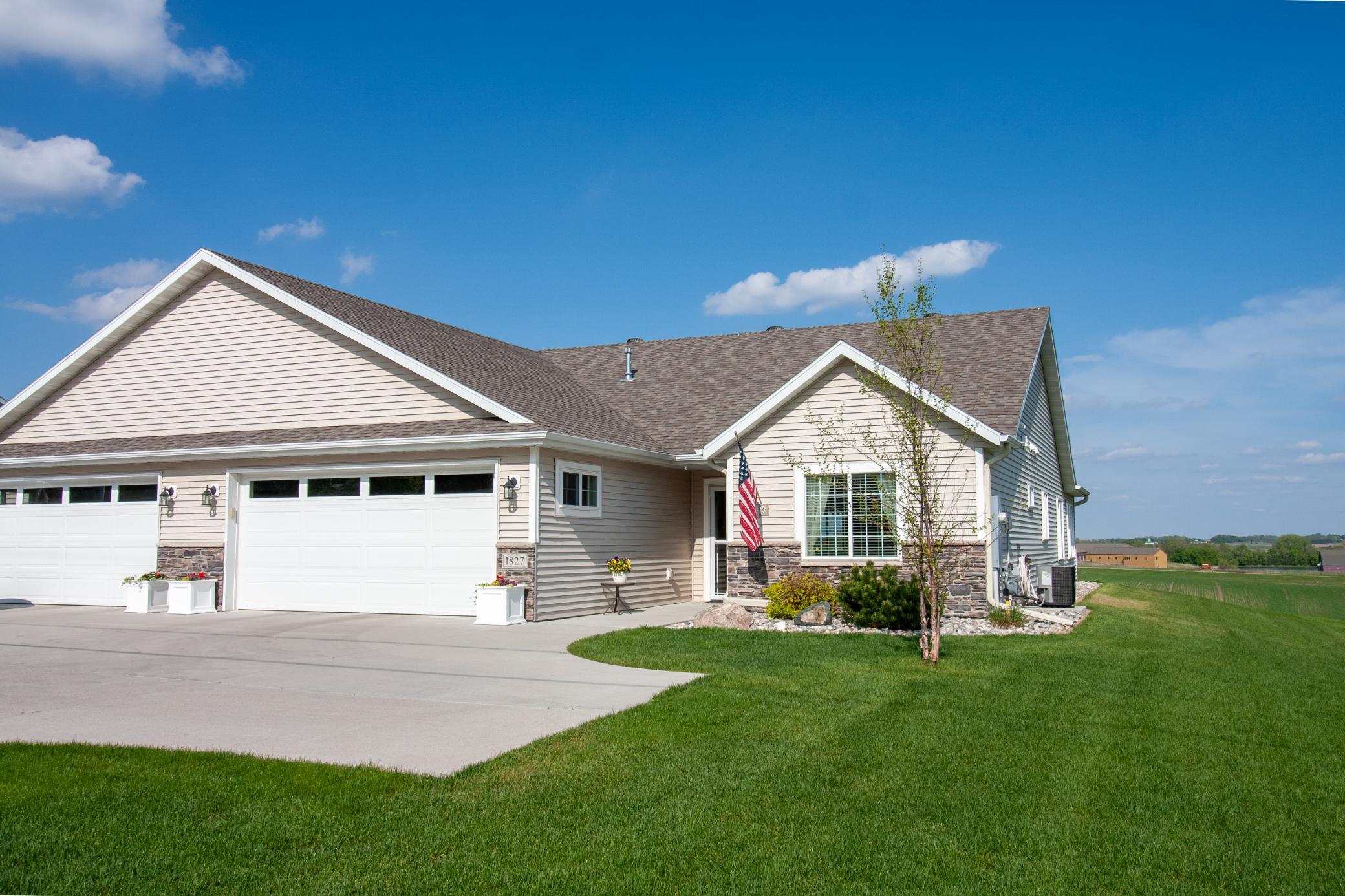 2020 twin home for sale at 1827 S Cascade Street in Fergus Falls, MN — 2 bed, 2 bath