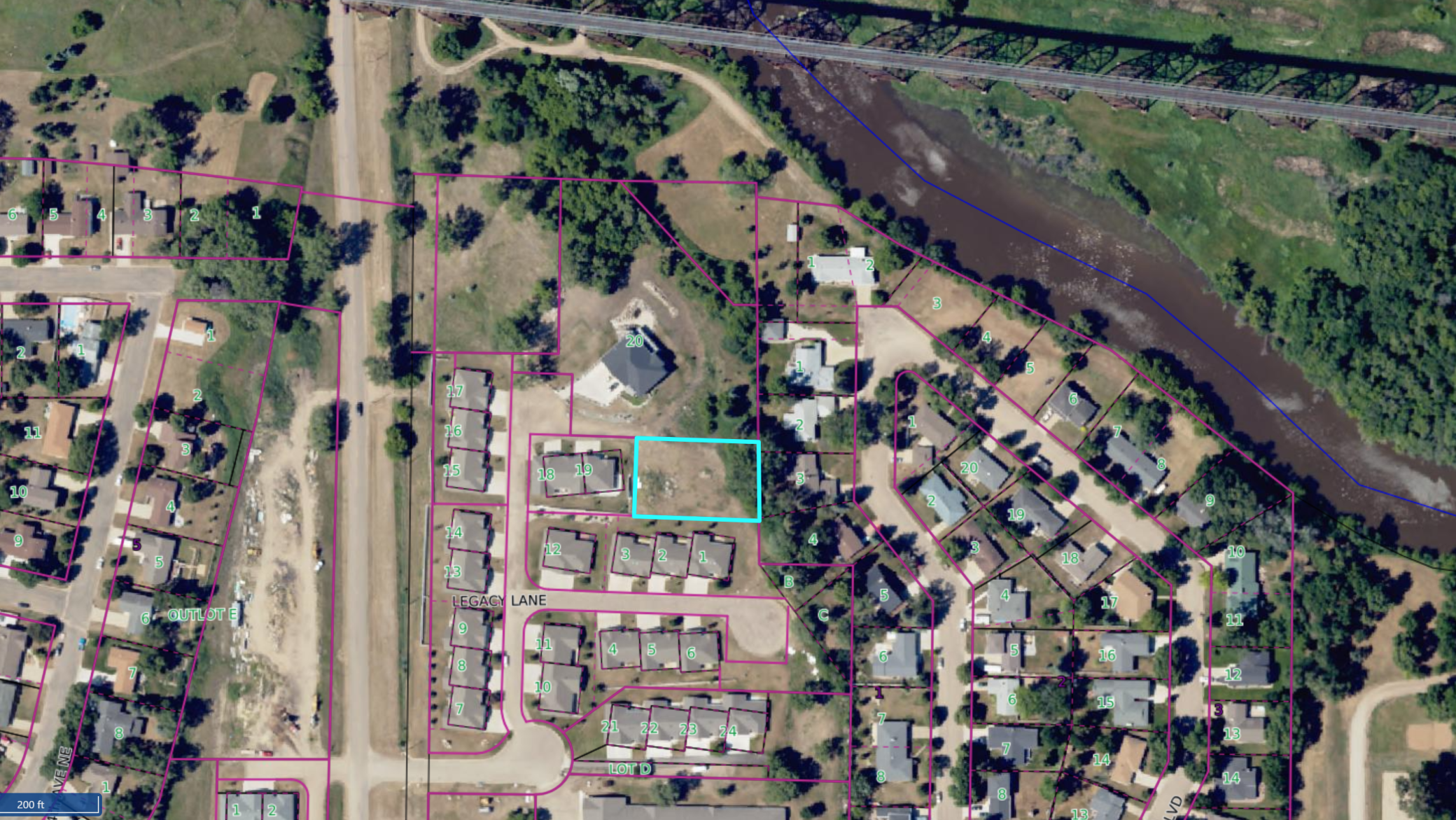 land for sale at 554 Legacy Lane in Valley City, ND (photo 2 of 4)