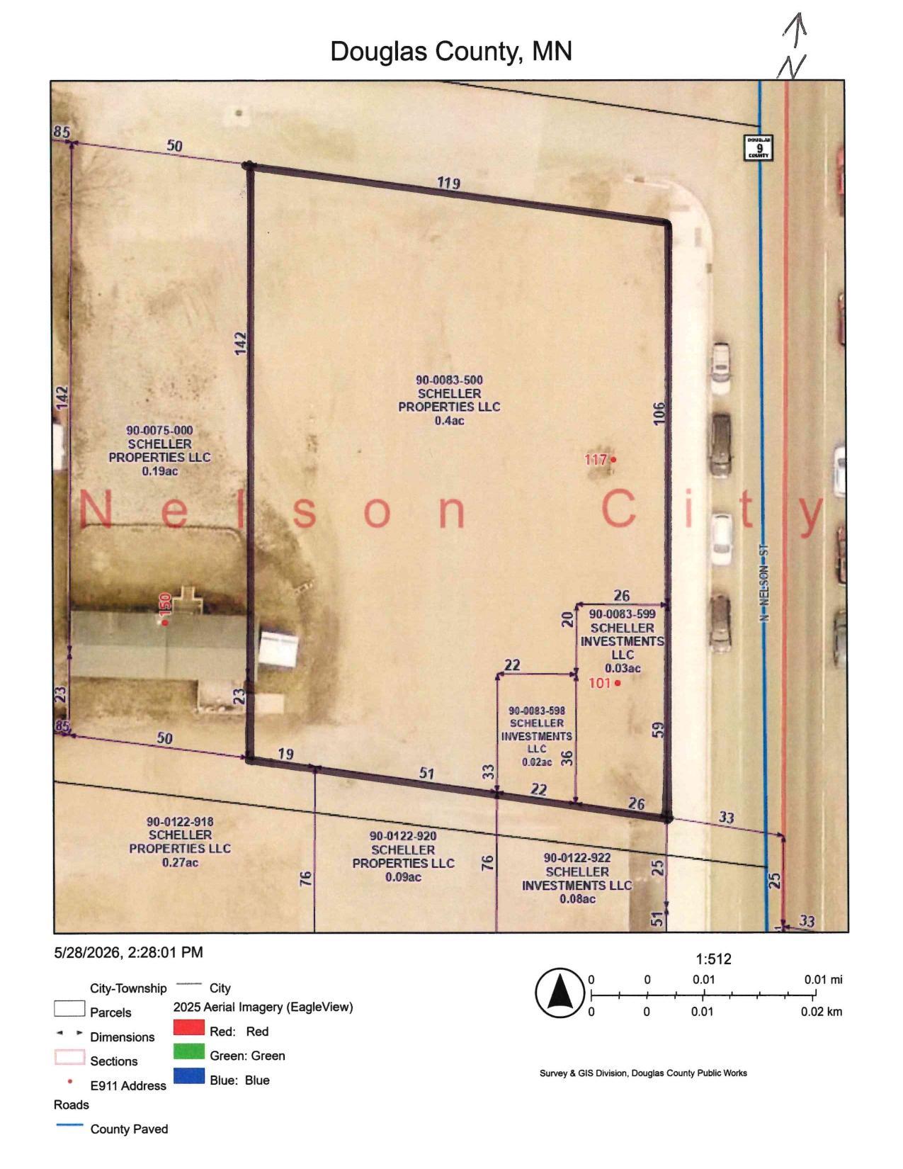 land for sale at 117 Nelson Street in Nelson, MN