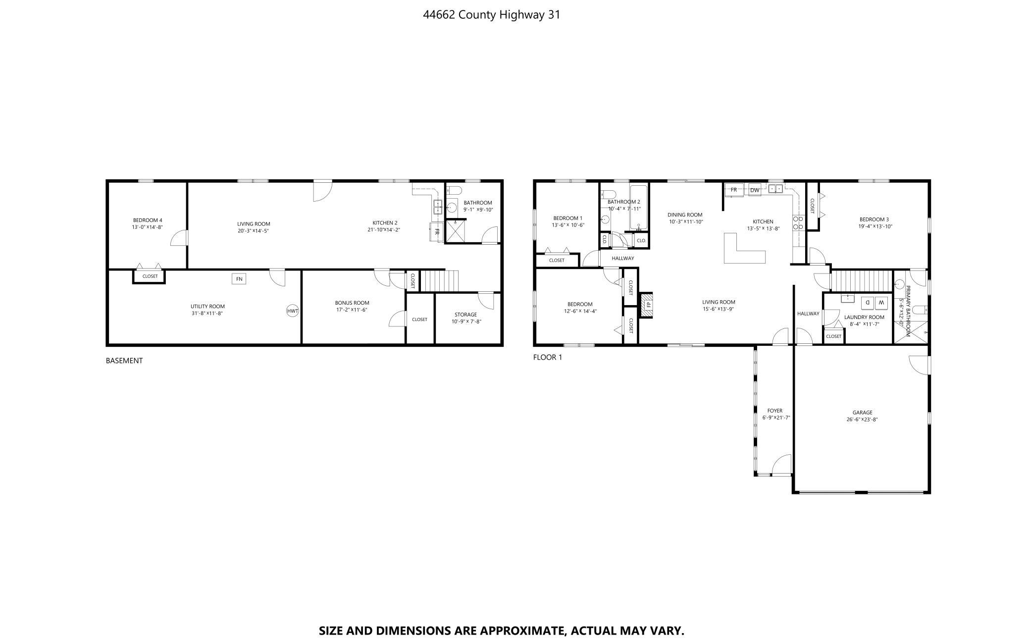 1986 single family home for sale at 44662 County Highway 31 in Pelican Rapids, MN — 4 bed, 3 bath (photo 7 of 7)